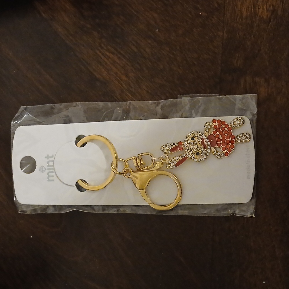 Mint Bunny Bagcharm Keychain